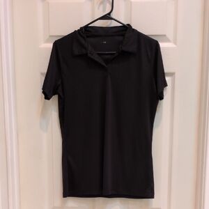 Animal Den Women's Polo Shirt Black Size Medium